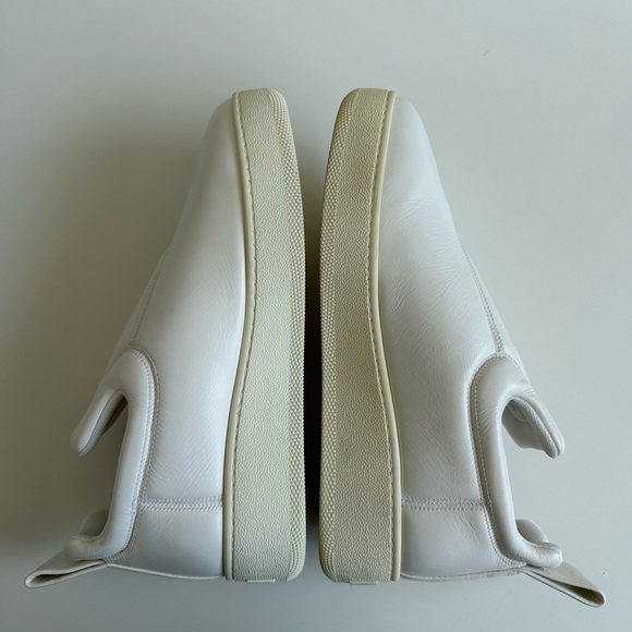 Celine Pull On Sneakers White Leather Shoes size 41 NEW with box - Picture 6 of 12